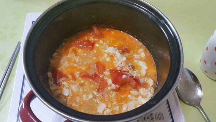 고영양 저칼로리 토마토 순두부 찌개!